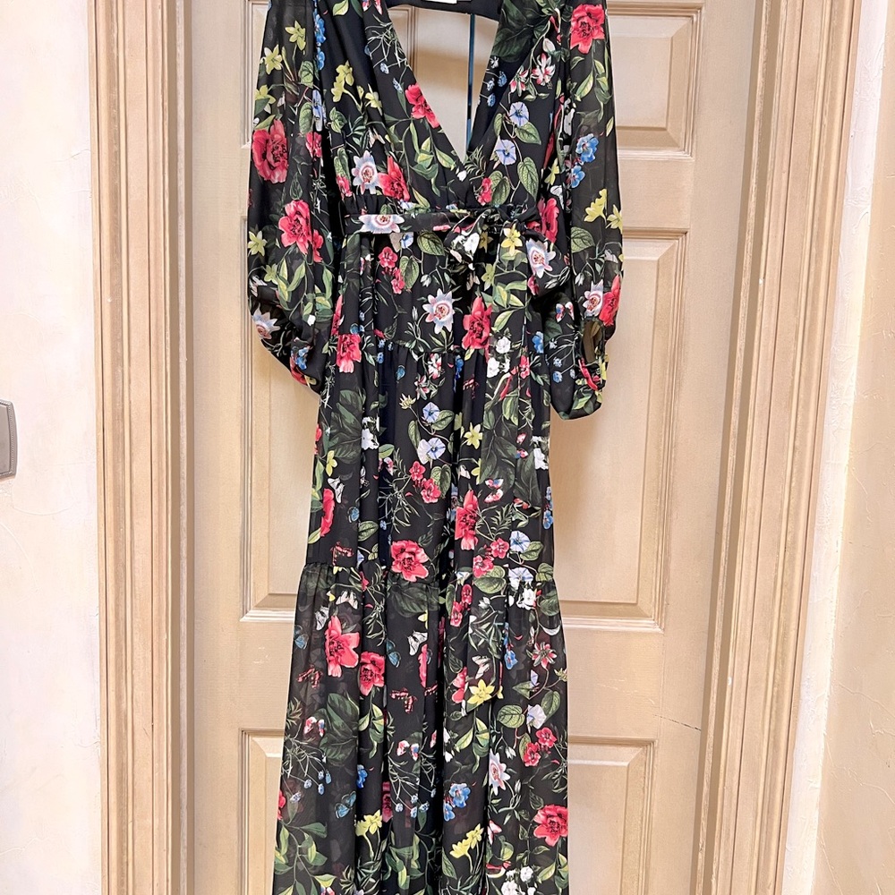 Eliza J maxi dress with cutout back from Dillards